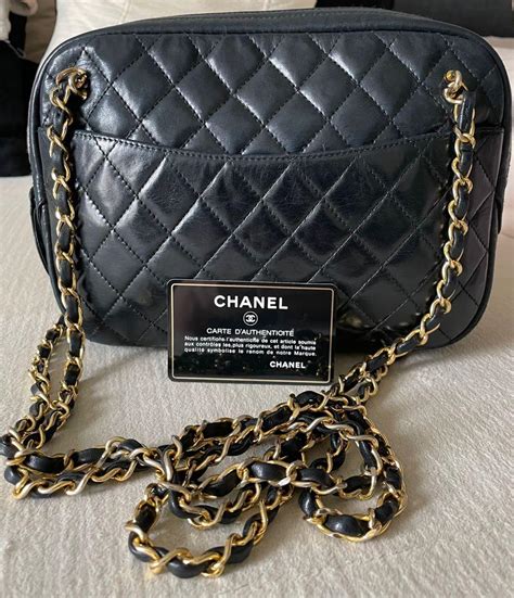 vintage chanel quilted camera bag|chanel vintage camera bag beige.